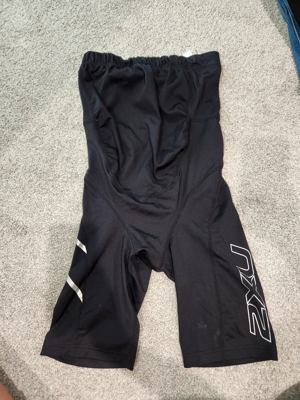 2XU Black Compression Cycling Shorts - Maternity